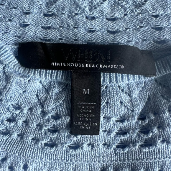 Light Blue Knitted Women’s Sweater, Size Medium - Picture 3 of 16